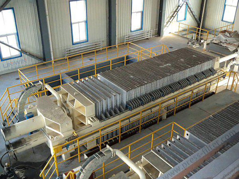 Plate and Frame Filter Press Application in a Starch Factory