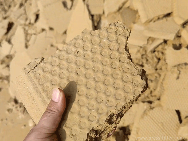 gâteau de filtration